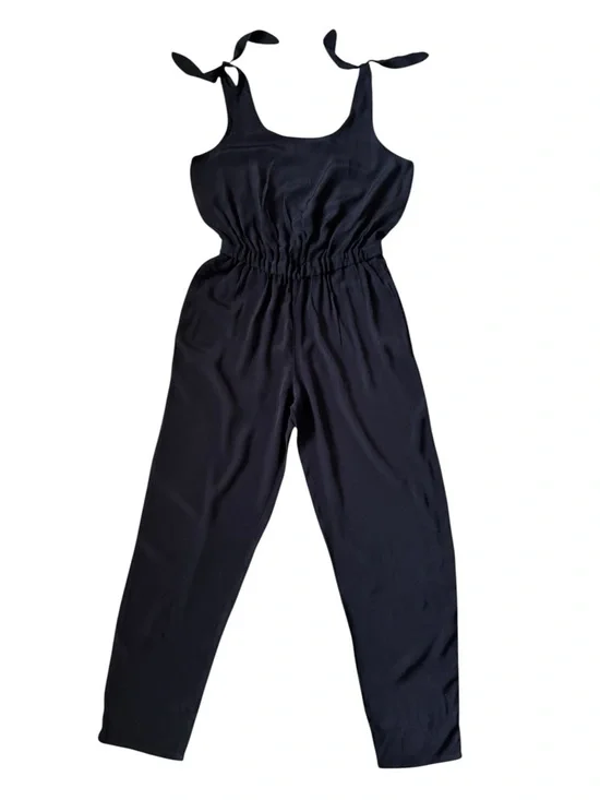 Madewell Black Tie-Shoulder Jumpsuit Size S C5739 - Picture 1 of 6